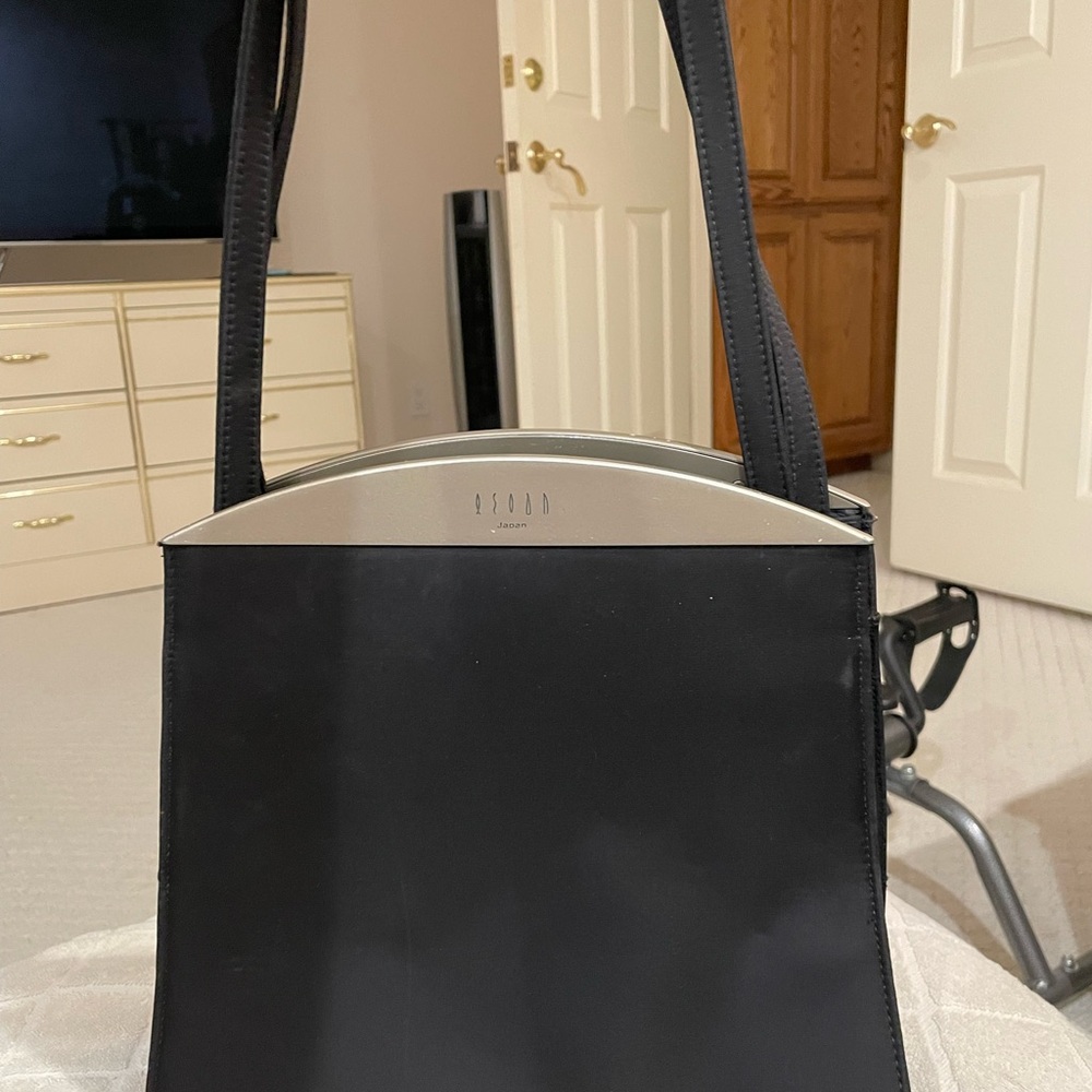 Rosetti Black and Silver Shoulder Bag